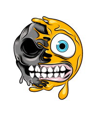 MELTING EMOJI SKULLS